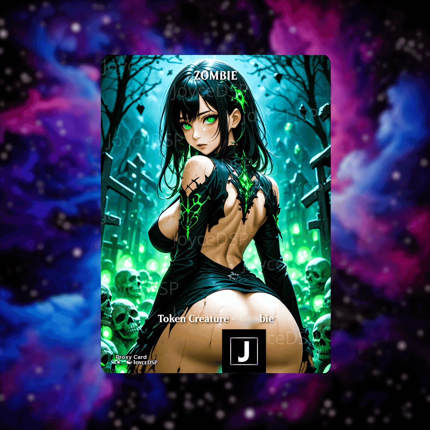 Token Zombie Proxy Card - High-Quality MTG Proxies