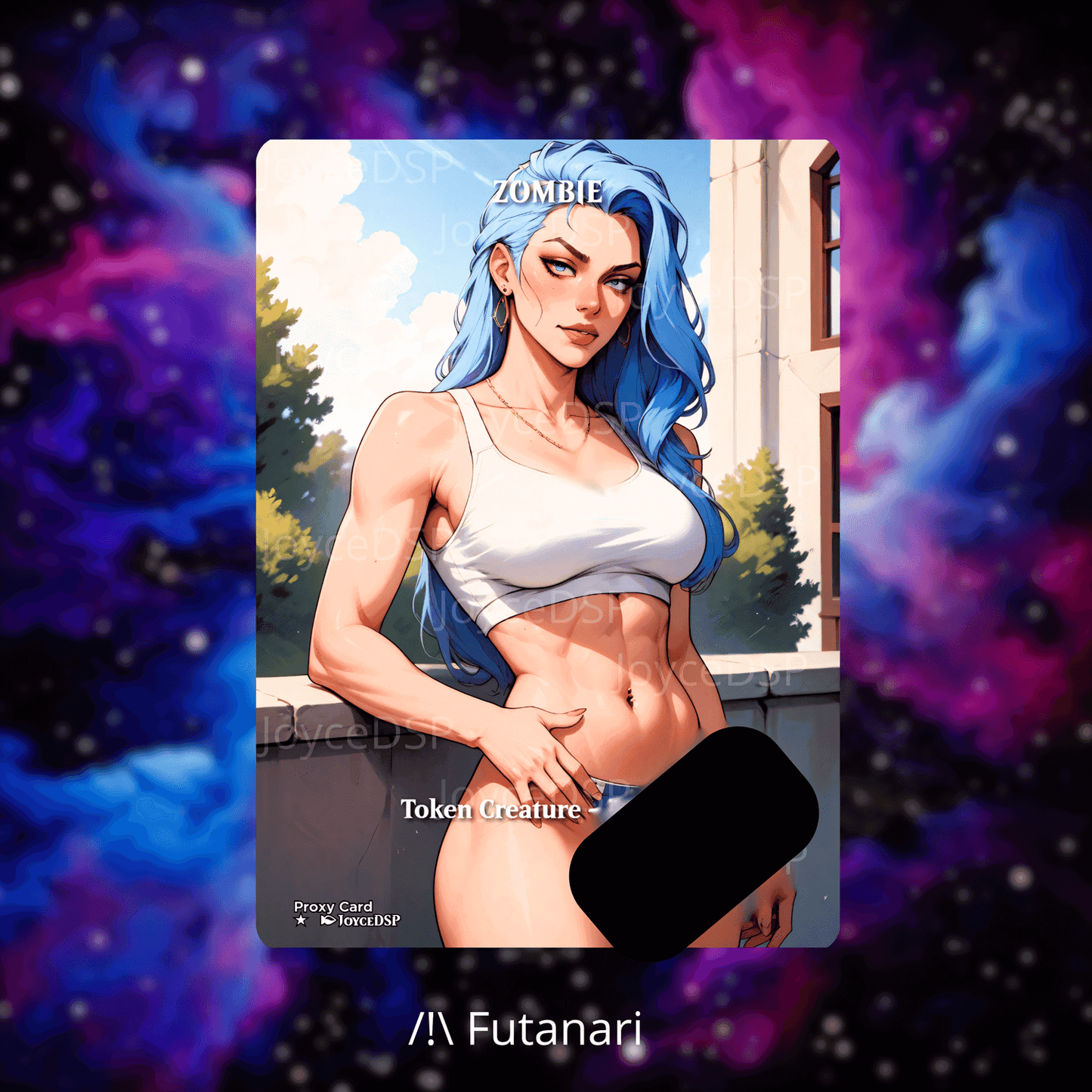 Token Zombie (Futa) Proxy Card - High-Quality MTG Proxies